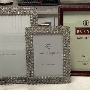 Nanette Lepore Ornate Silver Photo Frame Set